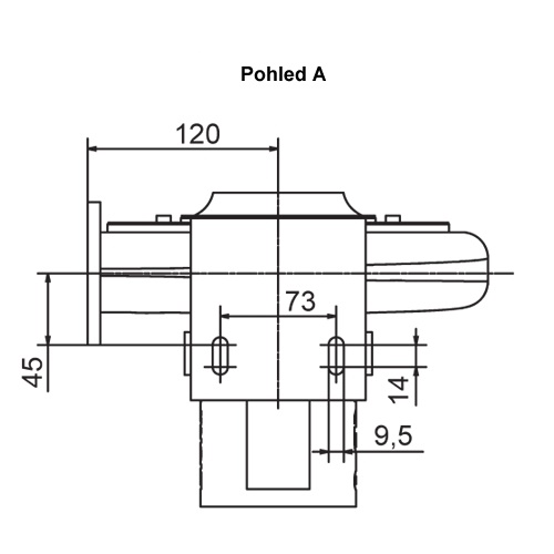 Rozměry ventilátoru RD 0
