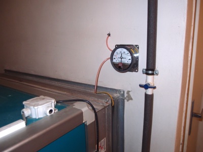 Diferenční manometr zanesení filtru Magnehelic