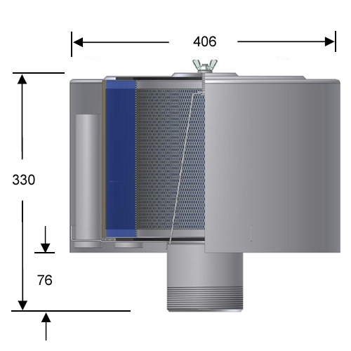 Rozměry filtrů FS / QB-235P-275P-301