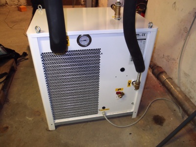 Zadní pohled na chladící jednotku ICEP 005