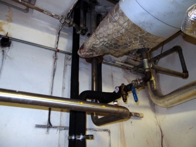 Napojení chladícího okruhu na řad