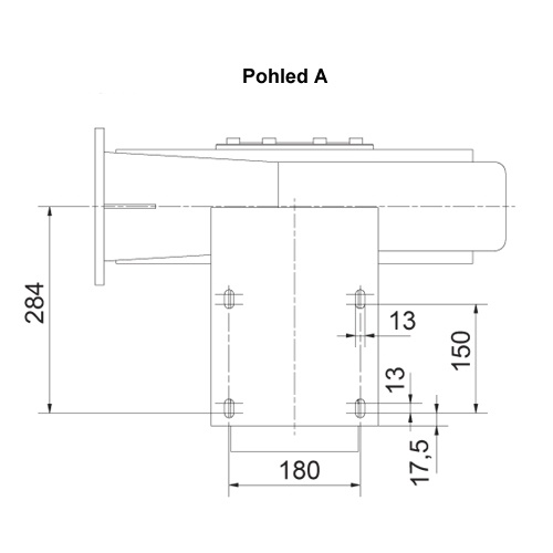 Rozměry ventilátoru RD 64
