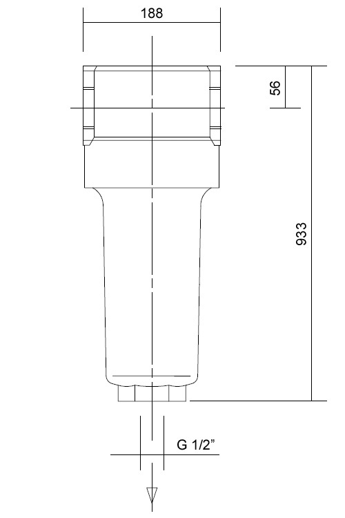 Rozměry filtrů HFN 370