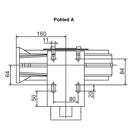 Rozměry ventilátoru RD 10