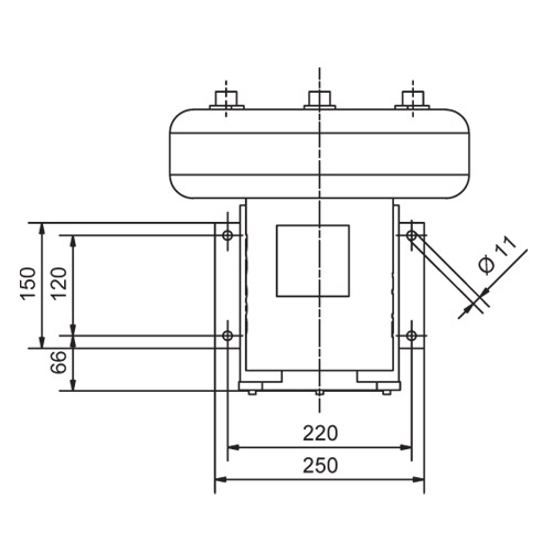 Rozměry dmychadla SD 420