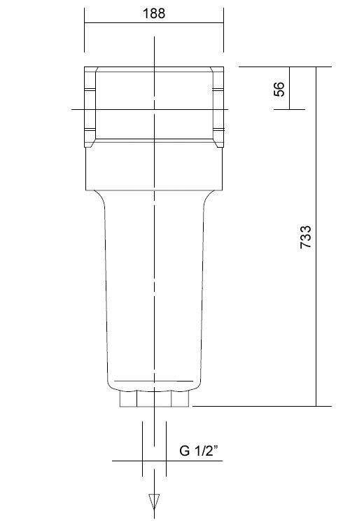 Rozměry filtrů HFN 300