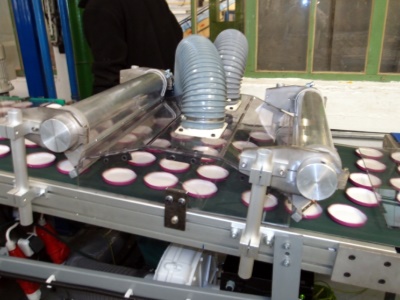 Záběr ze zkušebního provozu