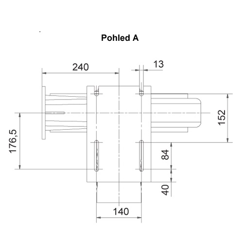 Rozměry ventilátoru RD 5