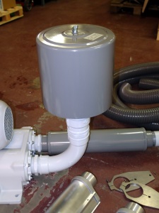 Sací filtr s tlumením hluku řady FS